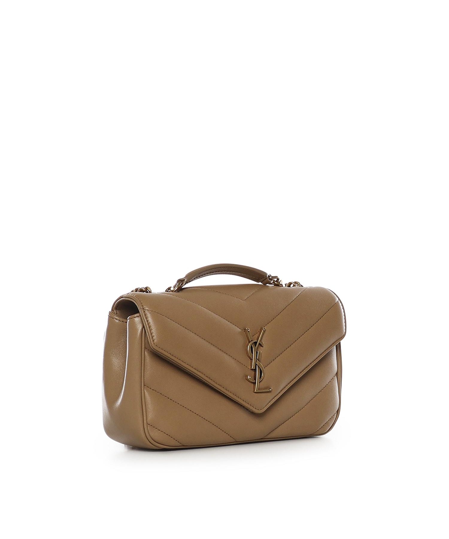 Borsa Loulou small in pelle di agnello trapuntata 801437 AAEAX2357 SAINT LAURENT 