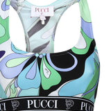 Crop top stampa orchidee 5HTP56 5H735025 PUCCI 