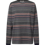 T-shirt in jersey a righe MJLA18 18ZVF0R3S MIU MIU 