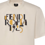 T-shirt in cotone con  stampa logo FY0936 AVOHF1J7C FENDI 
