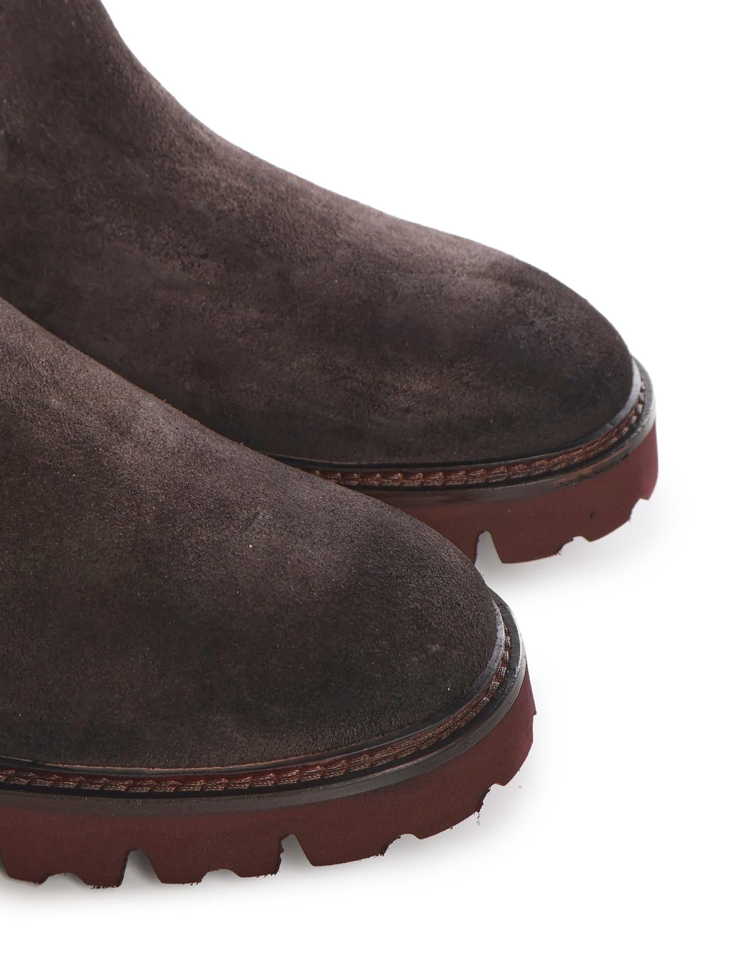 Chelsea Sergio in suede<BR/><BR/> SERGIO CAMOSCIOMORO GIULIANO GALIANO 