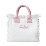 Borsa Colette in canvas con ricamo Labubu COL0001 02634L MC2 SAINT BARTH 