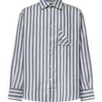 Camicia La Chemise Voilier a righe in cotone e lino SHM00624AW00855 3JK JACQUEMUS 