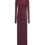 Abito lungo Sophie T180129A TJV045ROUGE NOIR THE ANDAMANE 