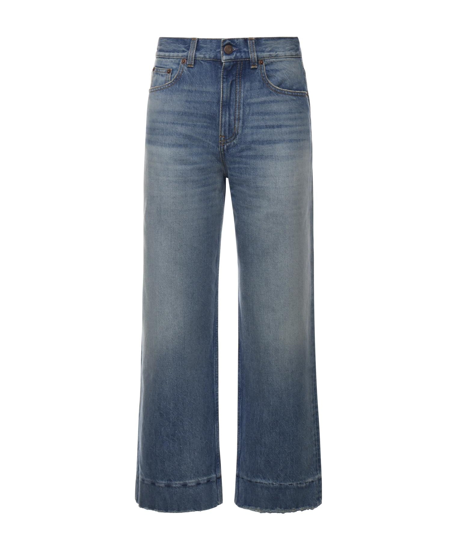 Jeans cropped in denim CH26SDP43252 40R CHLOÉ 