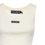 Canotta cropped a costine F8W40T FU7AVW0001 DOLCE & GABBANA 