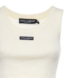 Canotta cropped a costine F8W40T FU7AVW0001 DOLCE & GABBANA 