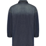 Camicia in denim con maniche a palloncino 106596 A37KPJC PINKO 