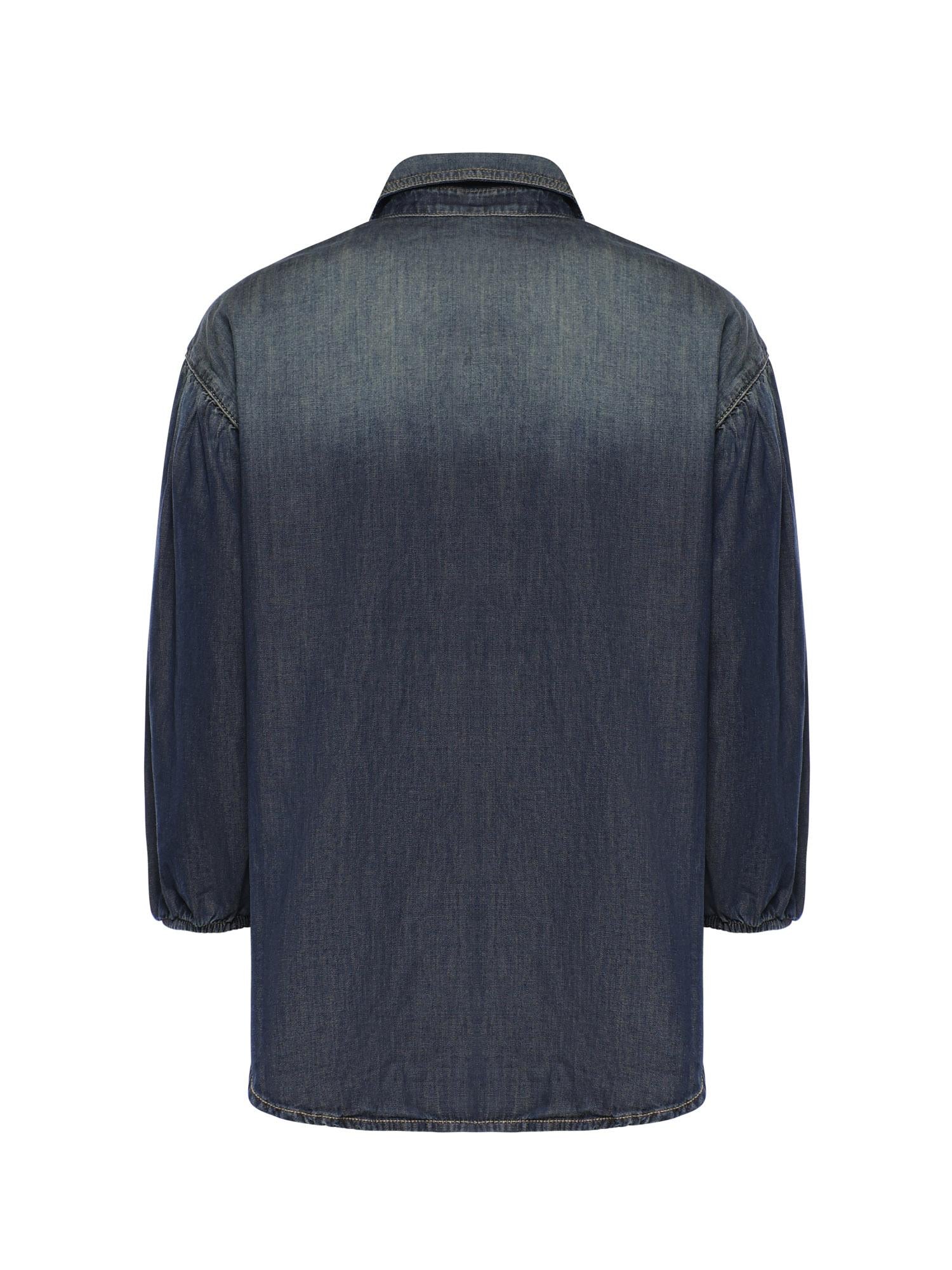Camicia in denim con maniche a palloncino 106596 A37KPJC PINKO 