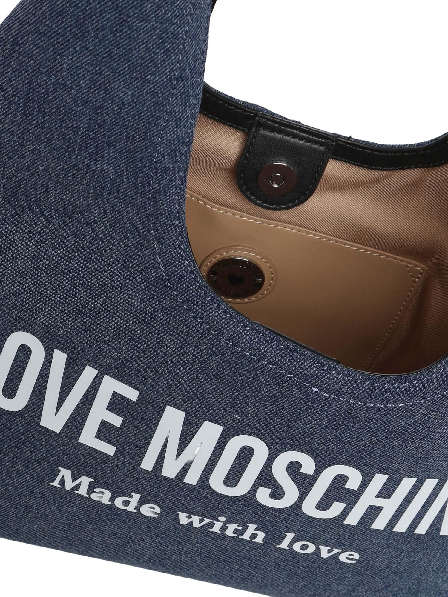 Borsa a spalla con logo JC4059PP1OLG1 70A LOVE MOSCHINO 