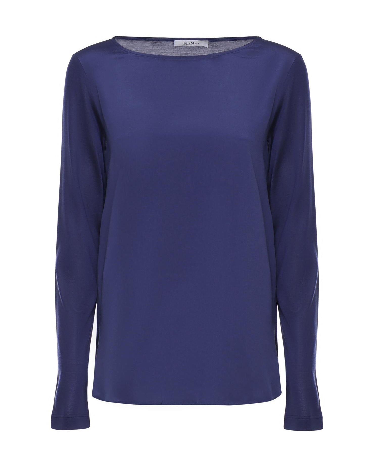 T-shirt in crêpe de Chine di seta e jersey 2611941048600 001 MAX MARA 