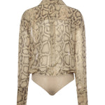 Body Paloma T190929B TNP264NATURAL PYTHON THE ANDAMANE 