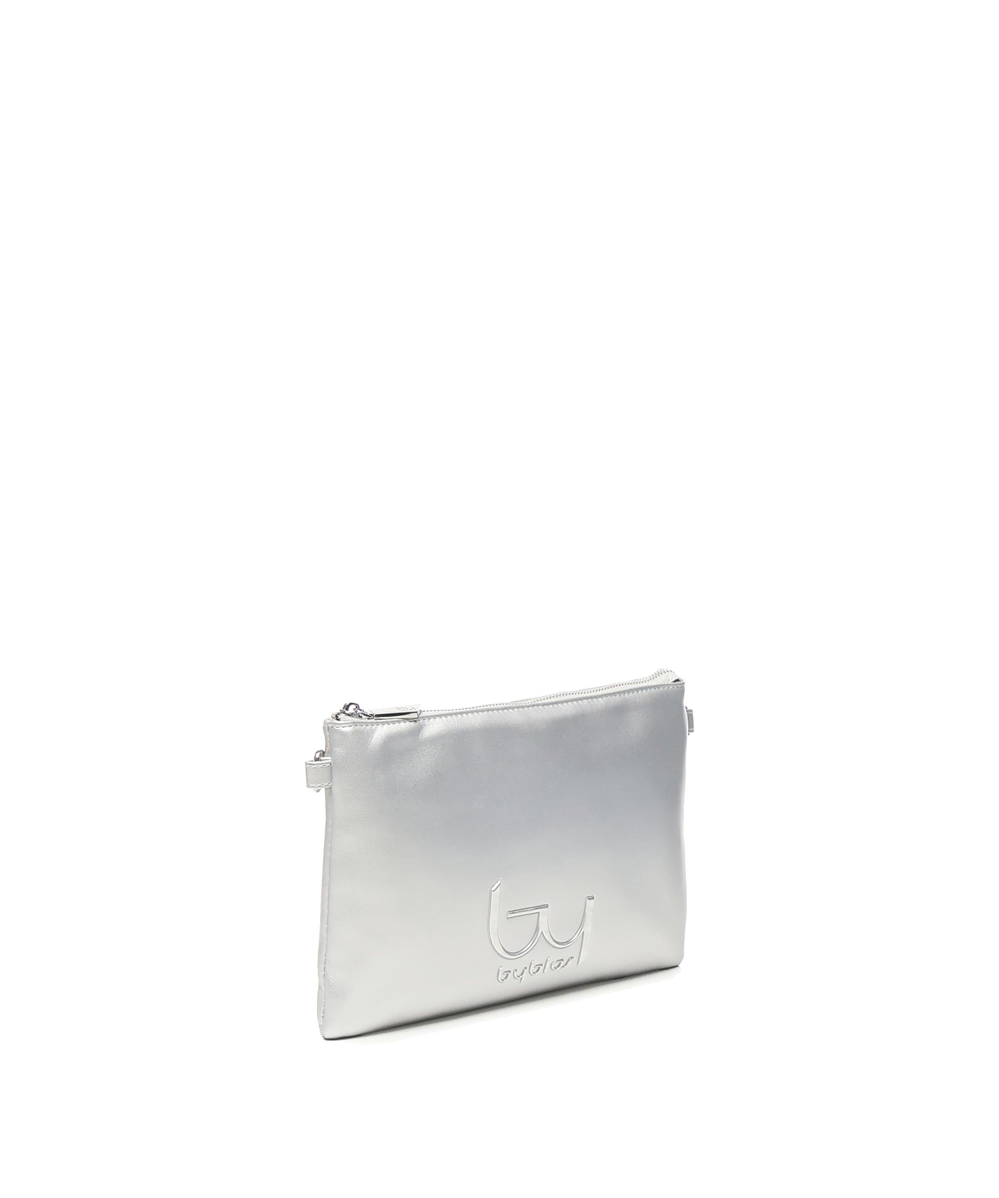 Pochette Chameleon con tracolla<BR/> BYBS32B01 SILVER BY BYBLOS 