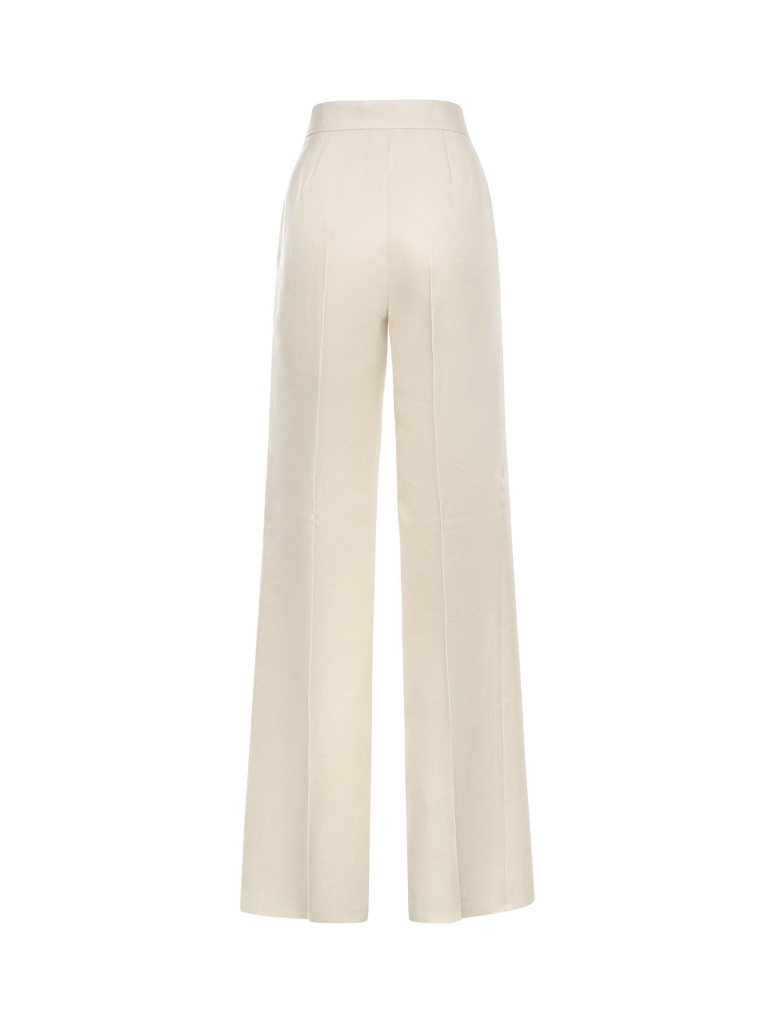 Pantalone ampio in lino 2611131022600 006 MAX MARA 