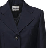 Giacca monopetto in kid mohair MH1991 12I1F0124 MIU MIU 