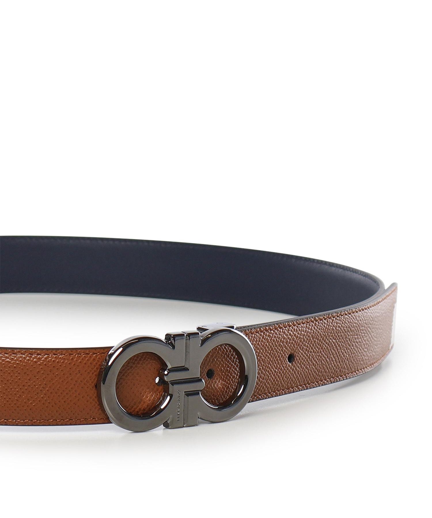 Cintura Gancini in pelle 670644 791058001 FERRAGAMO 