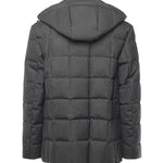 Caban imbottito in canvas mélange NAM36510480XOB B803 FAY 