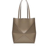 Borsa Puzzle Fold Tote media in pelle di vitello A657G50X01 2150 LOEWE 