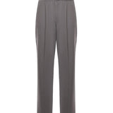 Pantaloni loose con pinces PT005V4 GRY BONSAI 