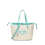 Borsa Tote Inge 73BS8VL01 INGEOFF WHITE/SMERALDO V° 73 