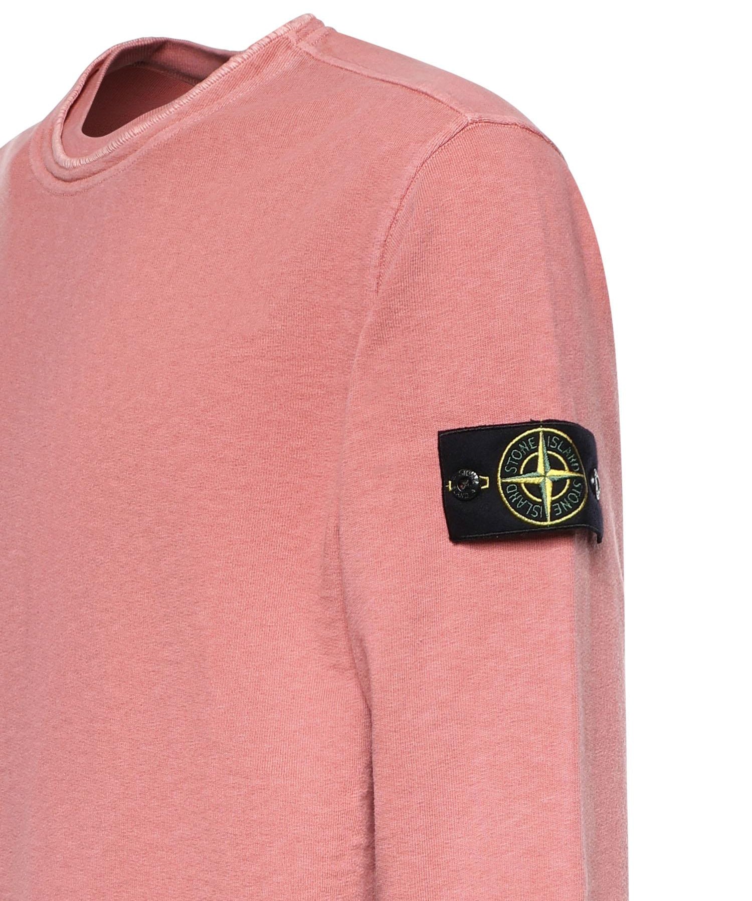 Felpa in cotone malfilé con logo L1S156100034 S0060V018G STONE ISLAND 