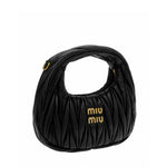 Borsa hobo Wander in nappa matelassé 5BC125 AN88F0002 MIU MIU 