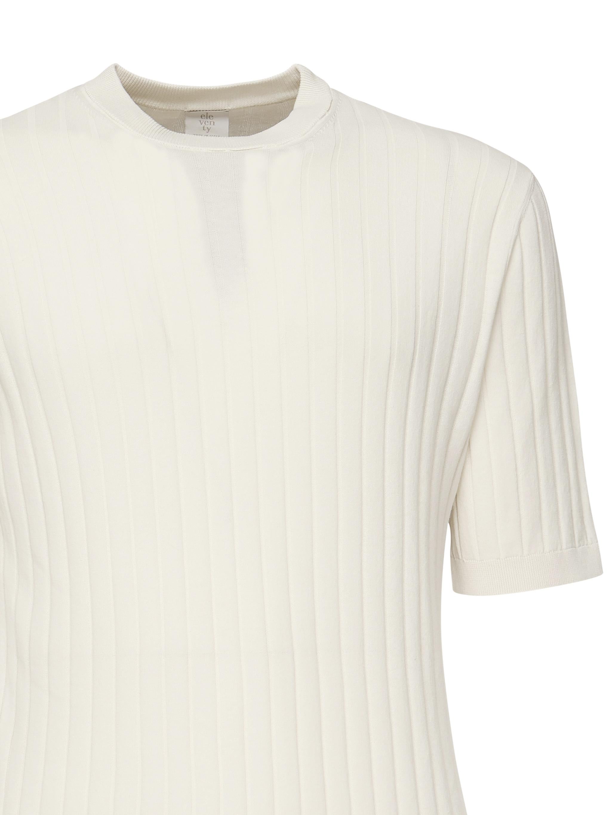 T-shirt girocollo a coste K76MAGK41MAT0A001 02NN ELEVENTY 
