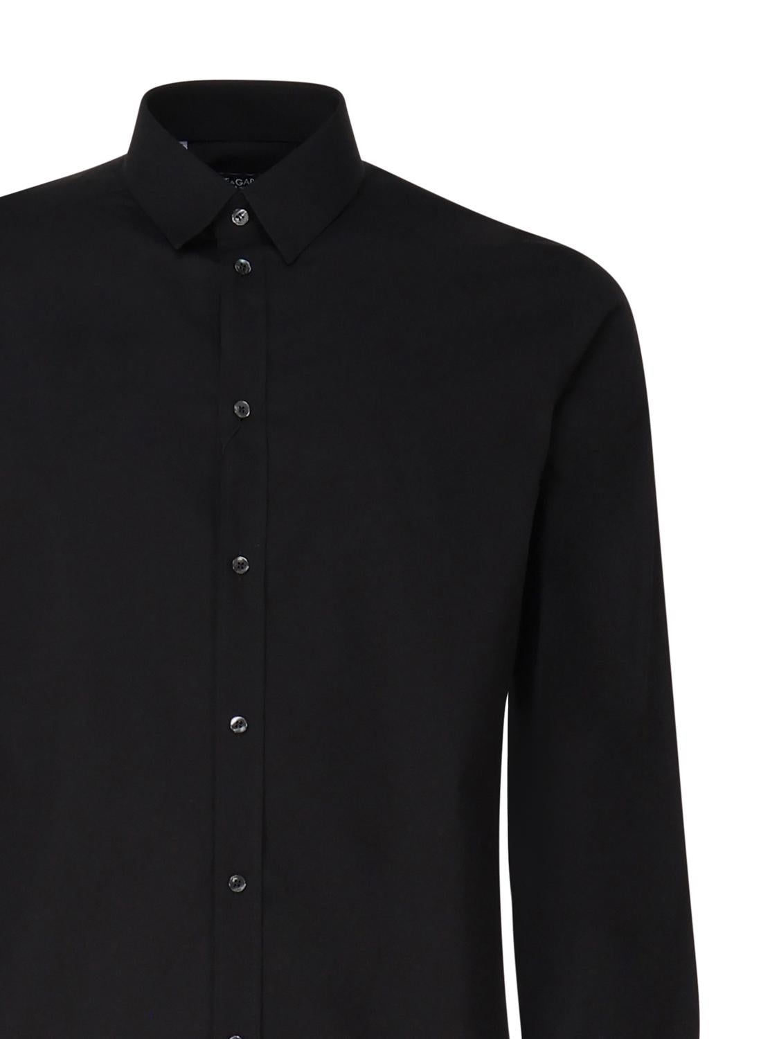 Camicia in popeline di cotone stretch G5EJ0T GG826N0000 DOLCE & GABBANA 