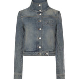 Giacca Reedition in denim 126DBL335DE0058 7055 COURREGES 