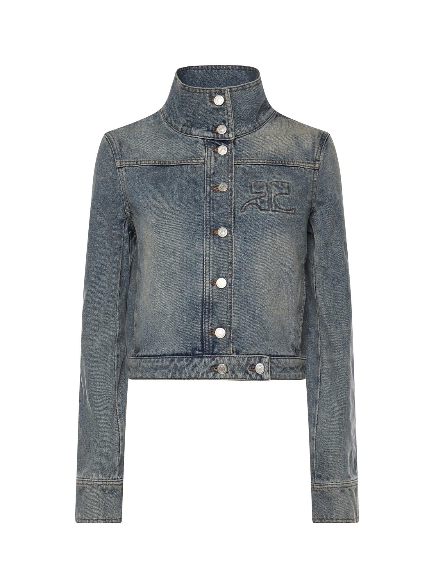 Giacca Reedition in denim 126DBL335DE0058 7055 COURREGES 