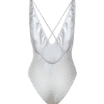 Costume intero in viscosa lamé lavorazione raschel MC22SP03 BR014RS01JW MISSONI 