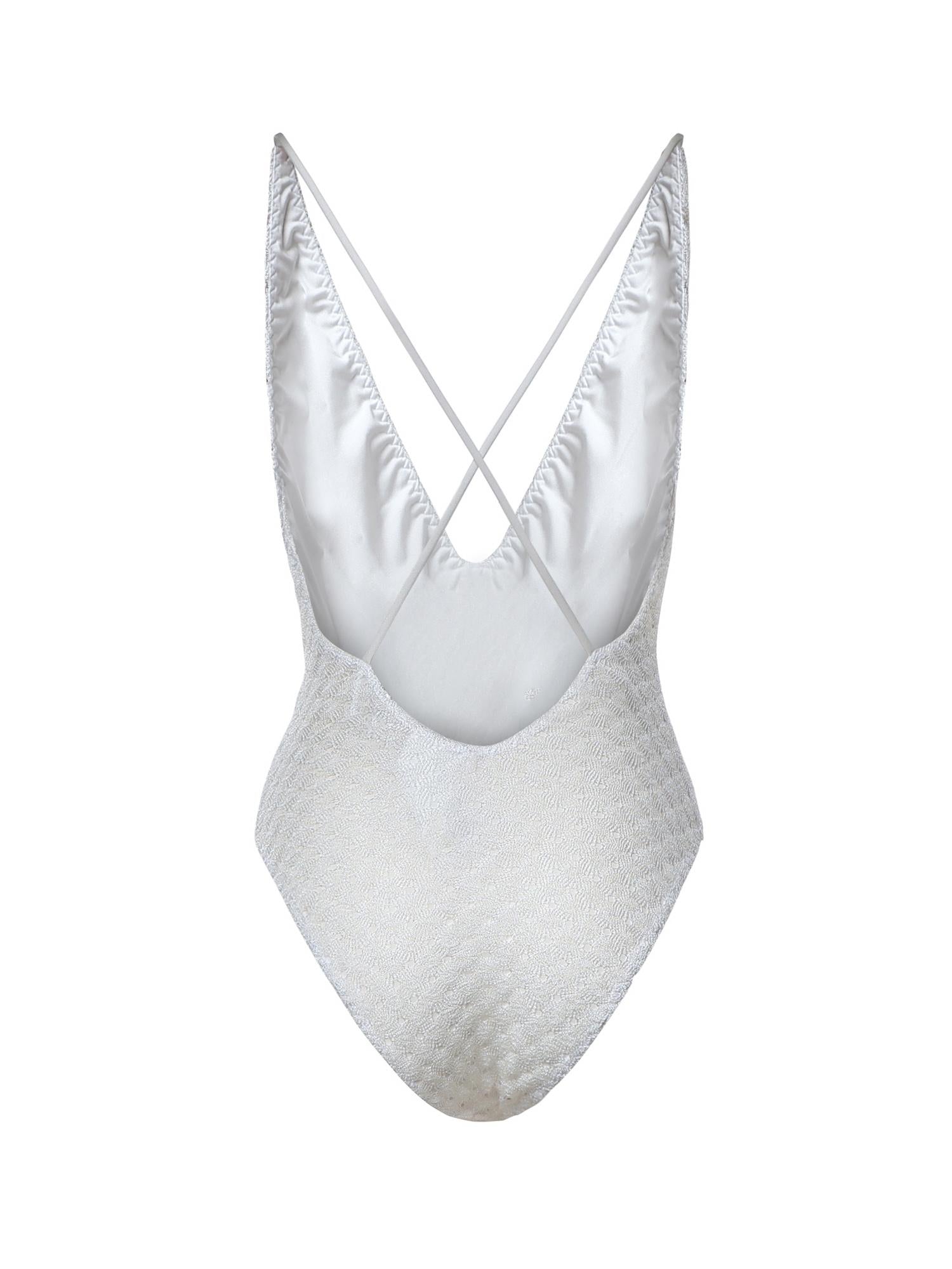 Costume intero in viscosa lamé lavorazione raschel MC22SP03 BR014RS01JW MISSONI 
