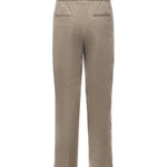 Pantaloni in cotone con pinces PT005V2 BEI BONSAI 