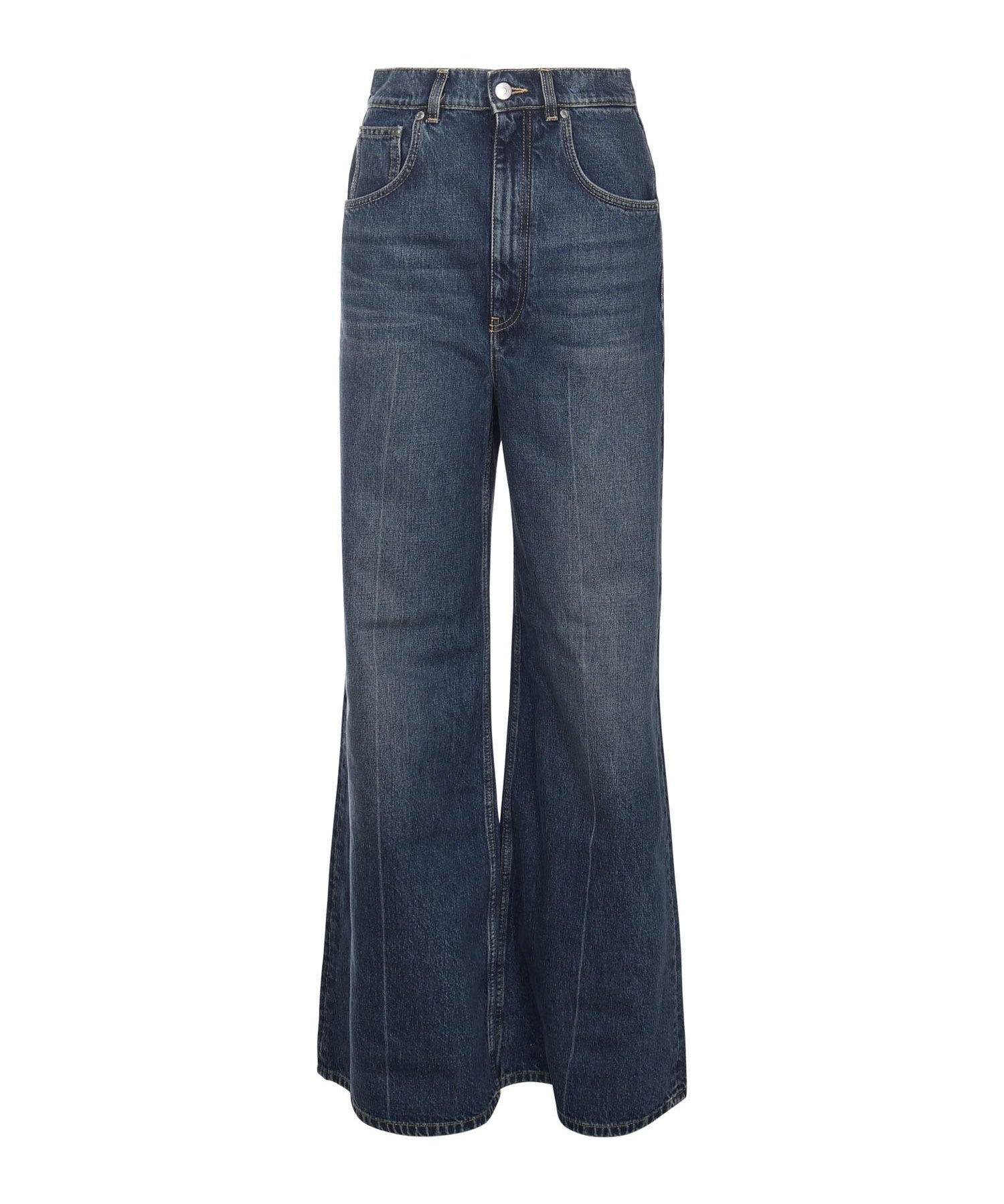 Jeans in denim con gamba dritta 6D0274 3SQH374083 STELLA McCARTNEY 