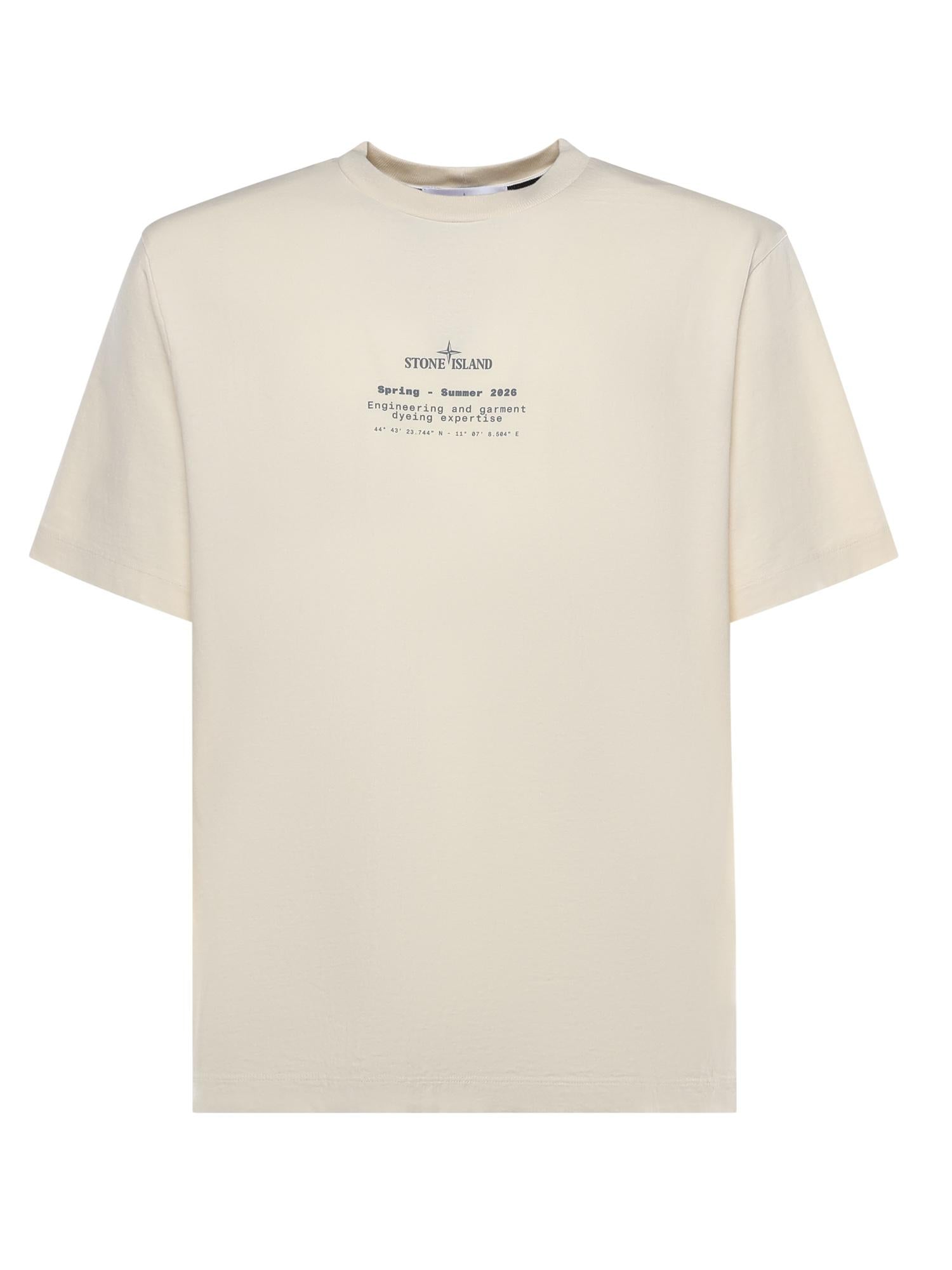 T-shirt con stampa 'Stone' L1S152100001 S0285V0093 STONE ISLAND 