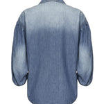 Camicia jeans maniche a tre quarti 104629 A2DTPJO PINKO 