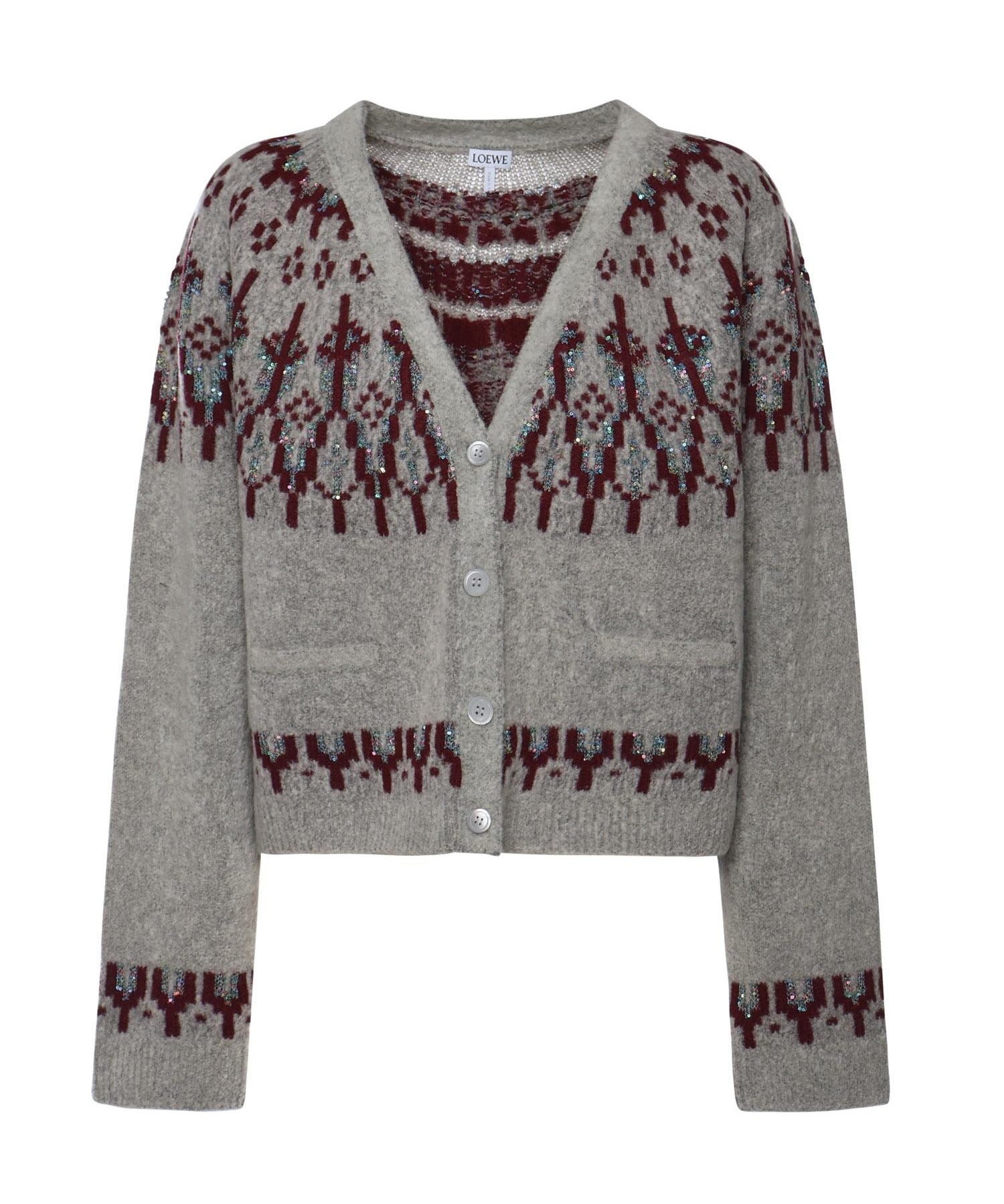 Cardigan in misto lana S359Y16KAN 1357 LOEWE 