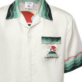 Camicia in seta Montagne Ondulee MPF25SH003 05 CASABLANCA 