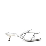 Sandali Petal in pelle di vitello metallizzata LPET465X04 1160 LOEWE 