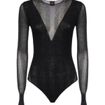 Maglia body con trasparenze 106320 A34BZ99 PINKO 