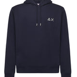 Felpa in cotone con logo F45104 07 SUN 68 