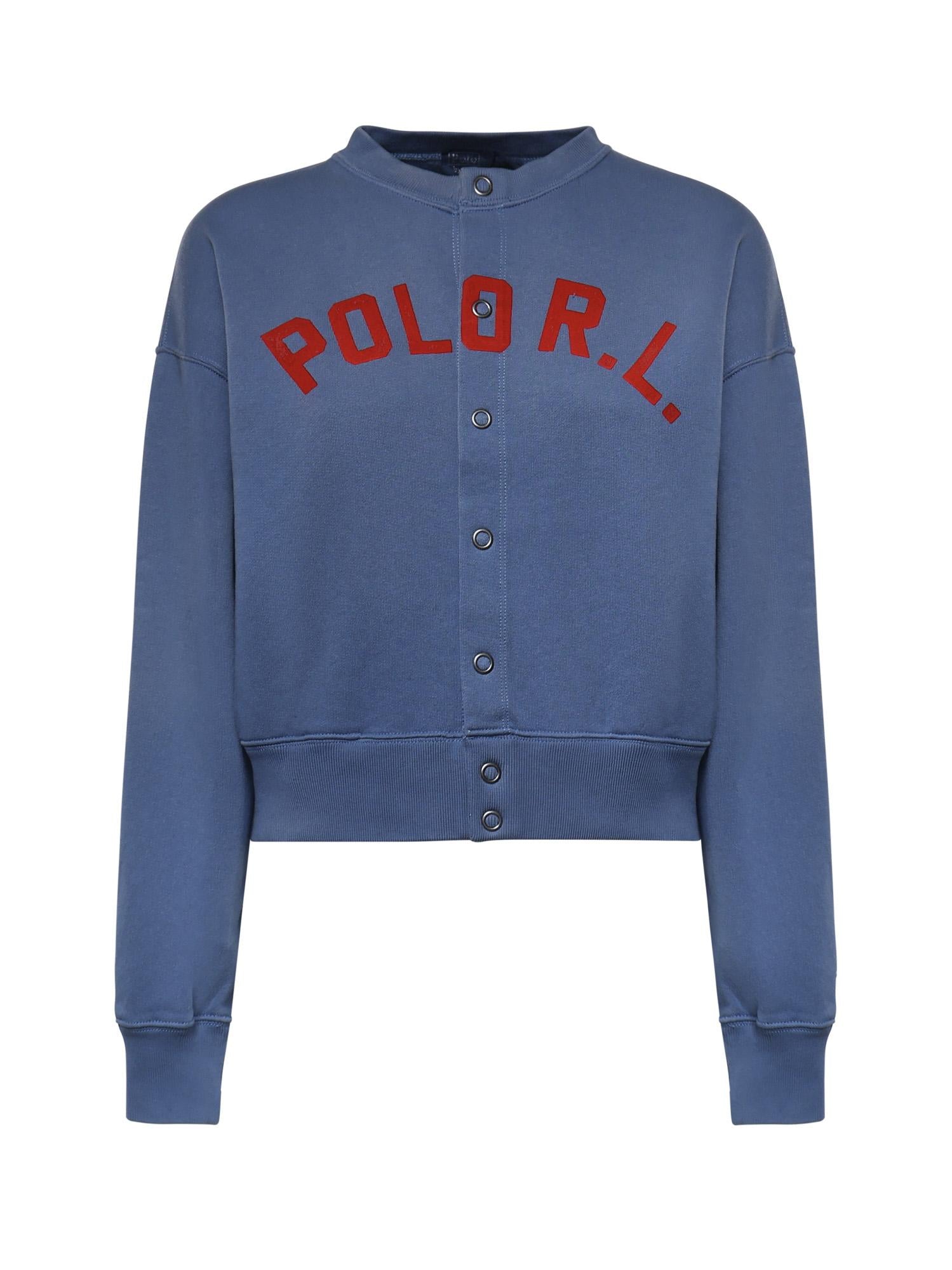 Cardigan in misto cotone con logo 211B21665 002 POLO RALPH LAUREN 