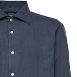 Camicia in lino M75CAMJ12USATES0I139 19 ELEVENTY 