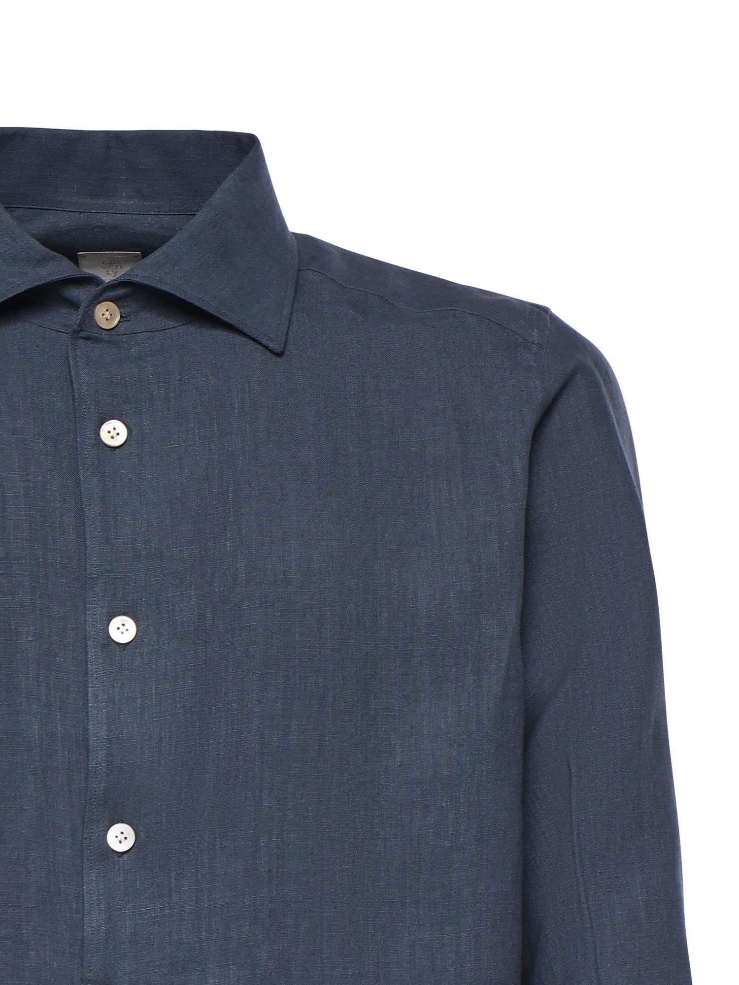 Camicia in lino M75CAMJ12USATES0I139 19 ELEVENTY 