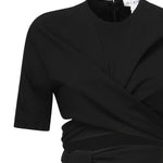 Top in crêpe di misto viscosa AA9H1250W071B 995 ALAIA 