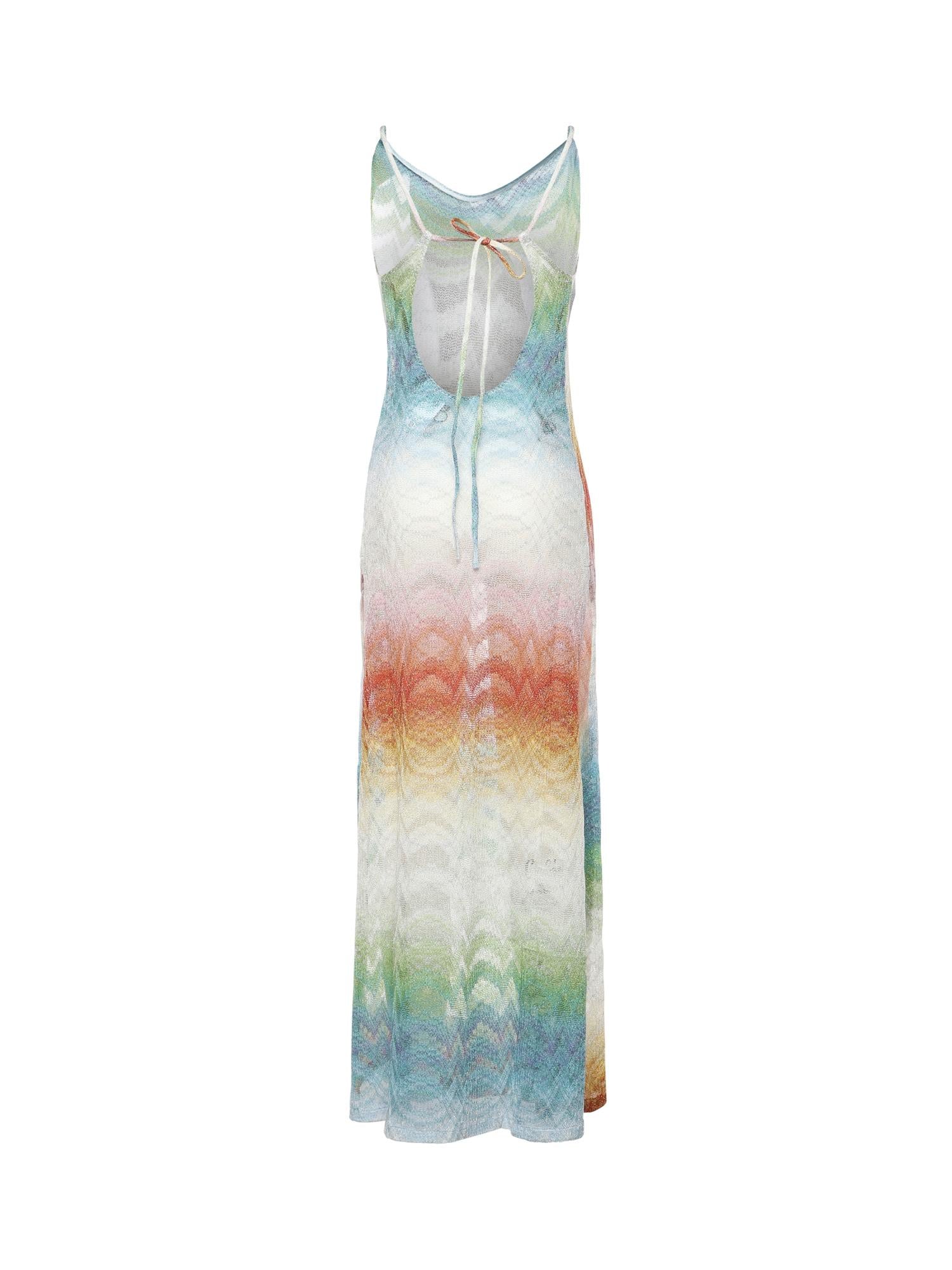 Abito copricostume lungo in viscosa lamé MC26SQ02 BR014HSM9X1 MISSONI 