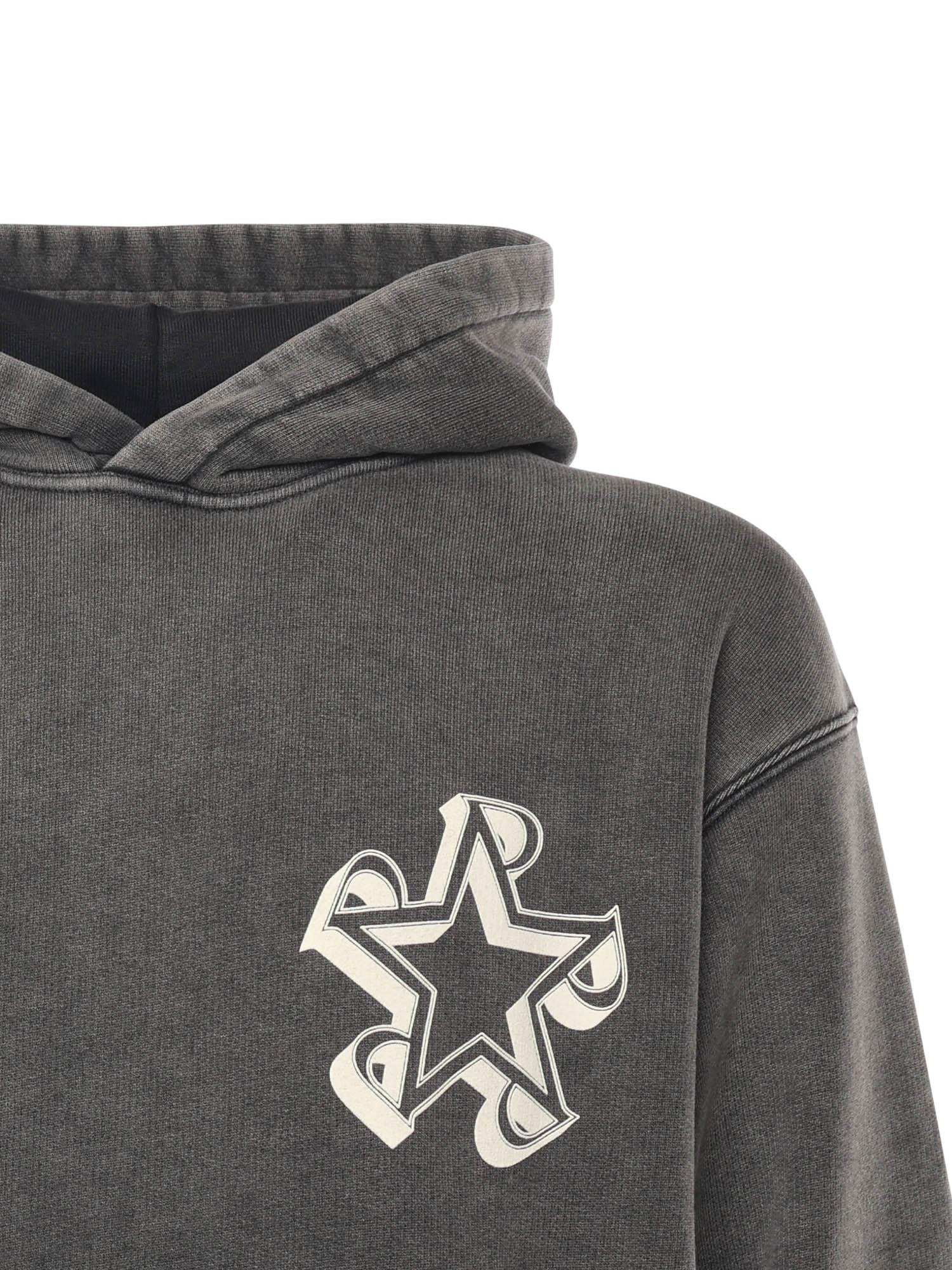 Felpa "Initial Star" in cotone MLM100375 47 REPRESENT 