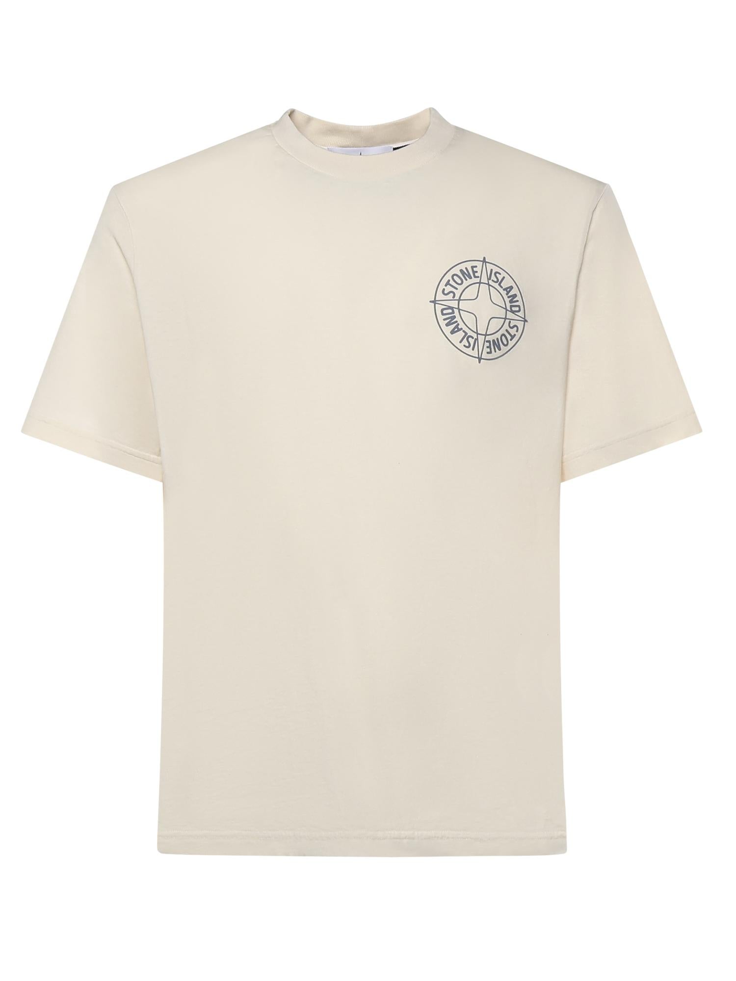 T-shirt con stampa 'Stone' L1S152100001 S0284V0093 STONE ISLAND 