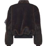 Bomber pelliccia sintetica COPBL33F9015 BROWN COPERNI 