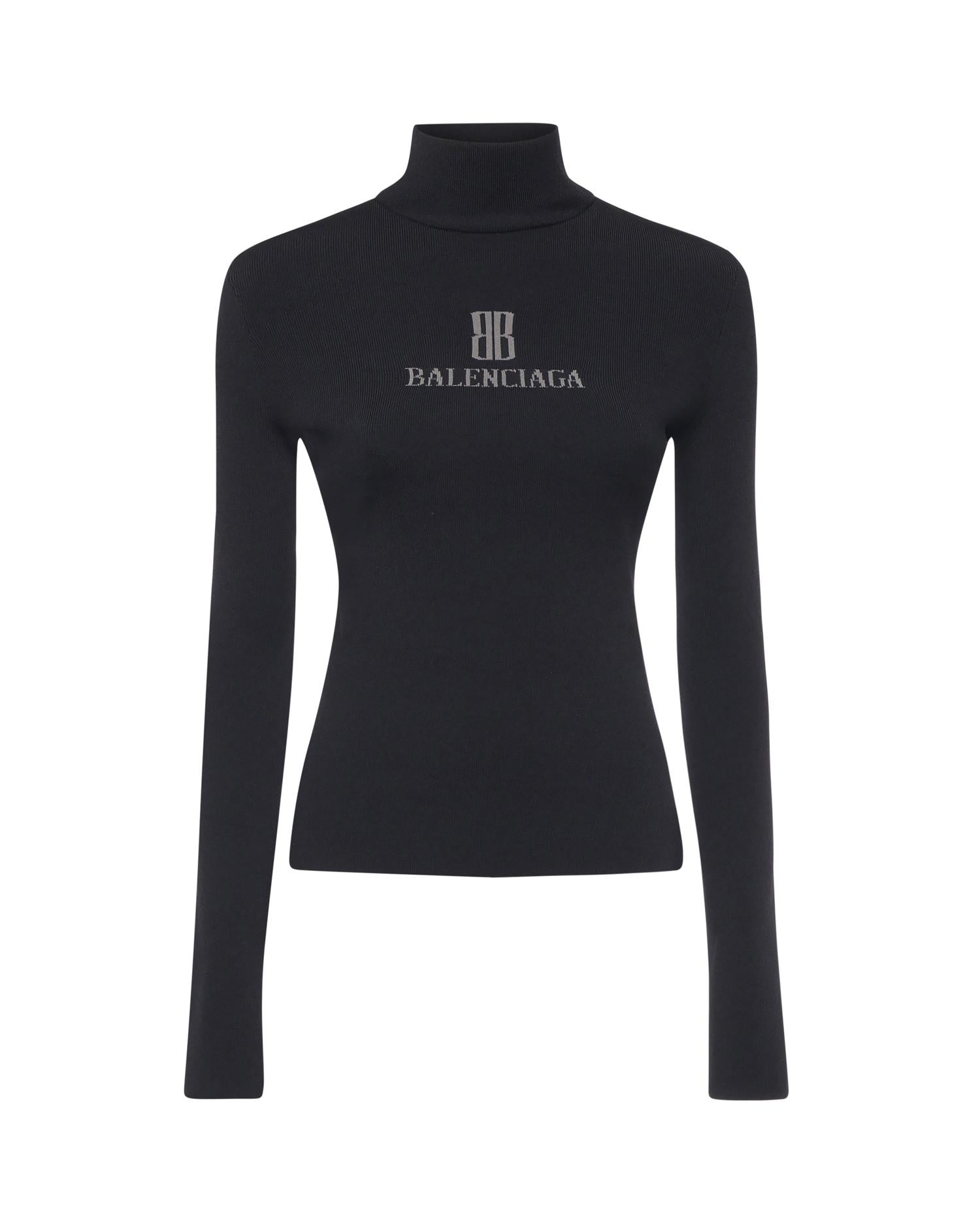 Pullover con logo lettering 835491 T52311369 BALENCIAGA 